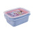 Pote Plástico Minions Con Traba y División 630 ml LILA