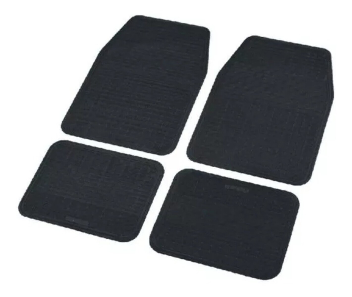 JUEGO DE ALFOMBRAS DE FELPA UNIVERSAL AUTO / CAMIONETA 4 PIEZAS 