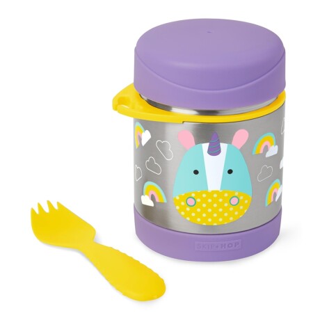 Recipiente Térmico Infantil en Acero Inox c/Cuchara Skip Hop Unicornio