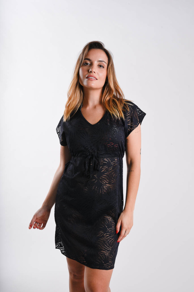 Vestido Playero - Negro 