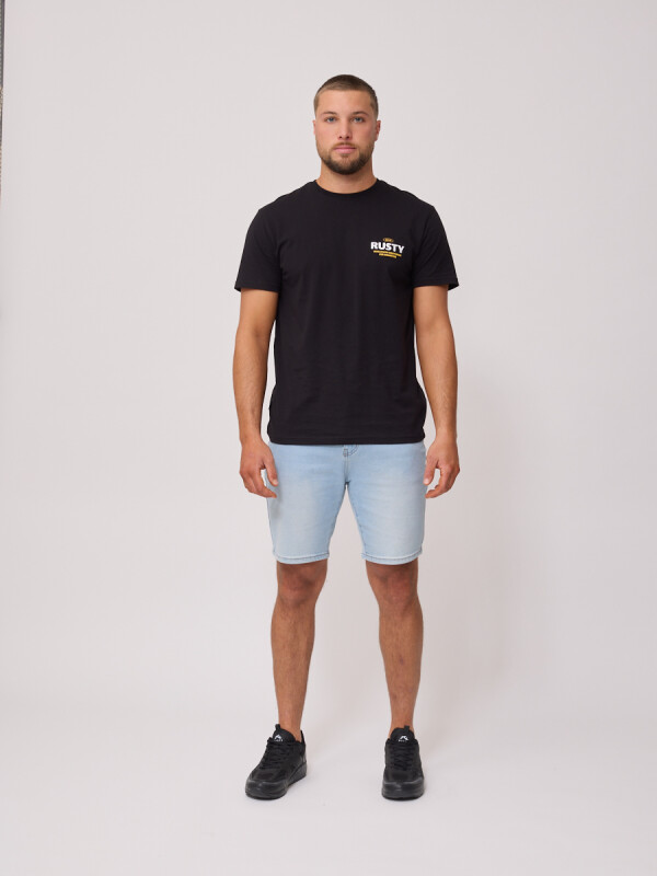 T-SHIRT LEIFU RUSTY Negro