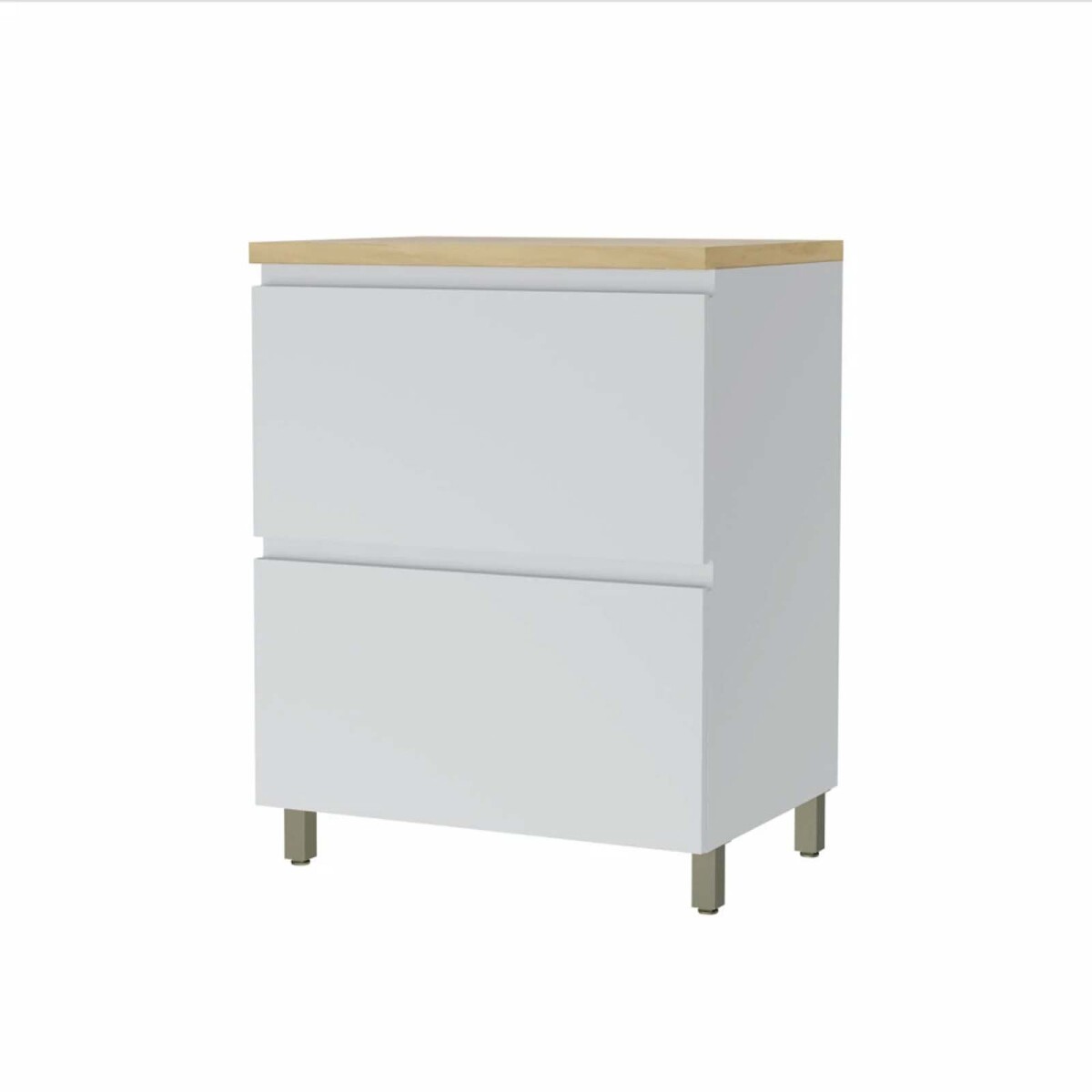 BAJO MESADA - 70 CM MDF BLANCO SUECIA 