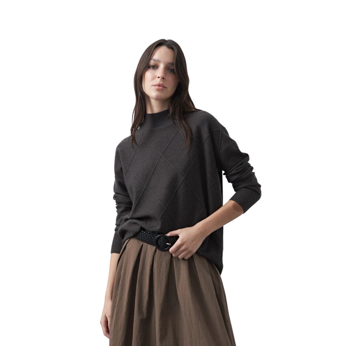 POLERA JAVAIOLA S-XL - NEGRO 