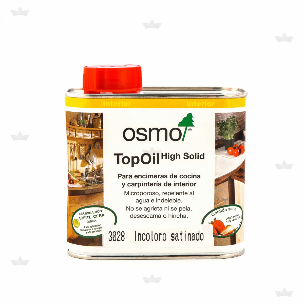 OSMO 3028 TOP OIL TRANSPARENTE SATINADO 0.5 LT. 