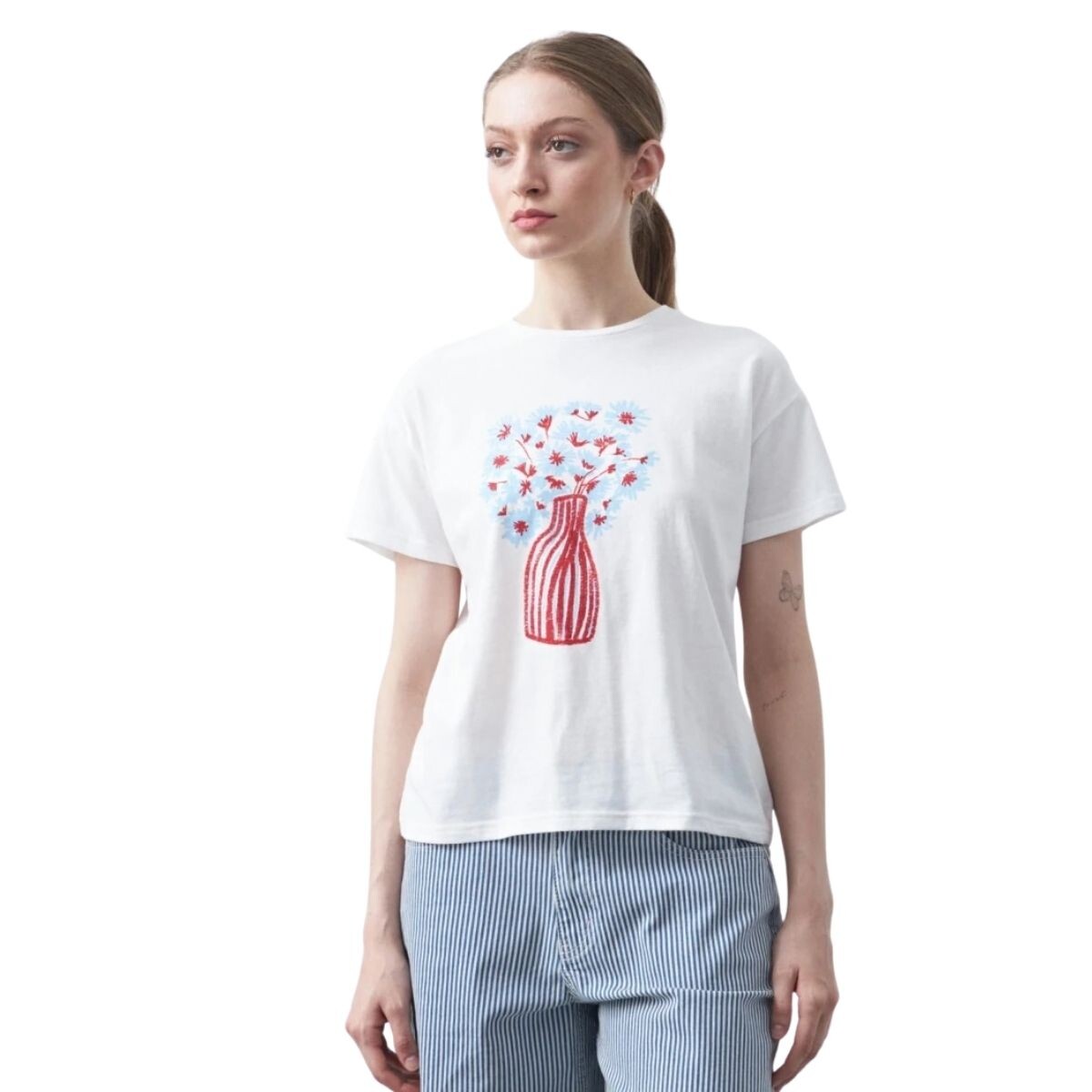 REMERA BONETERO XS-XL - BLANCO 