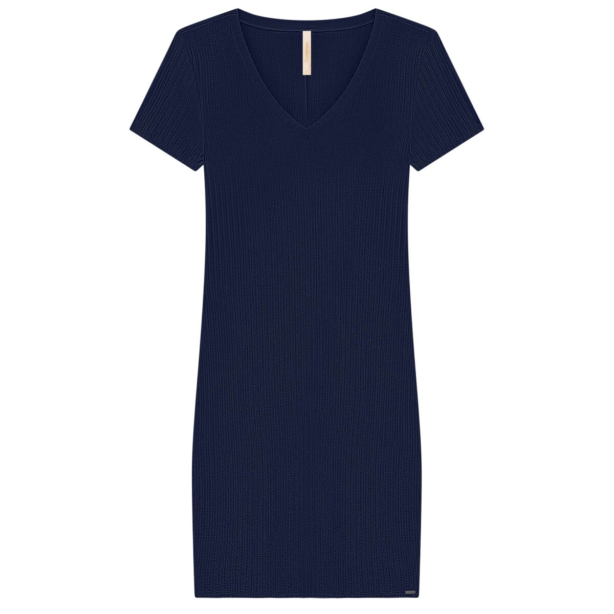 VESTIDO MANGA CORTA - AZUL MARINO 