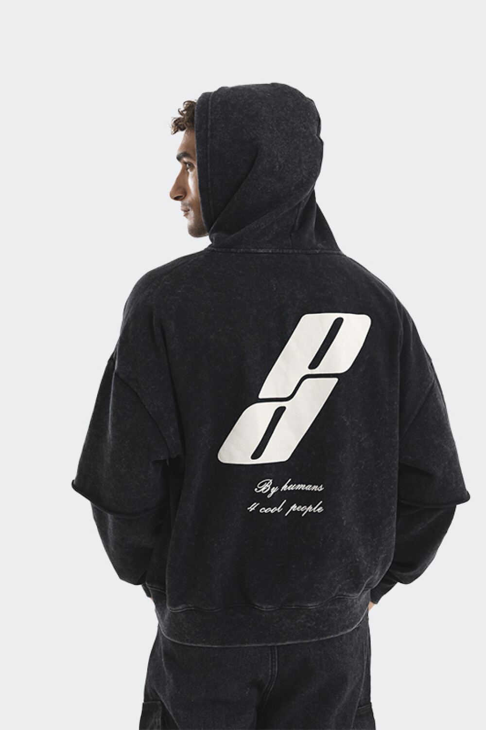 Hoodie Pulau Cool People Negro