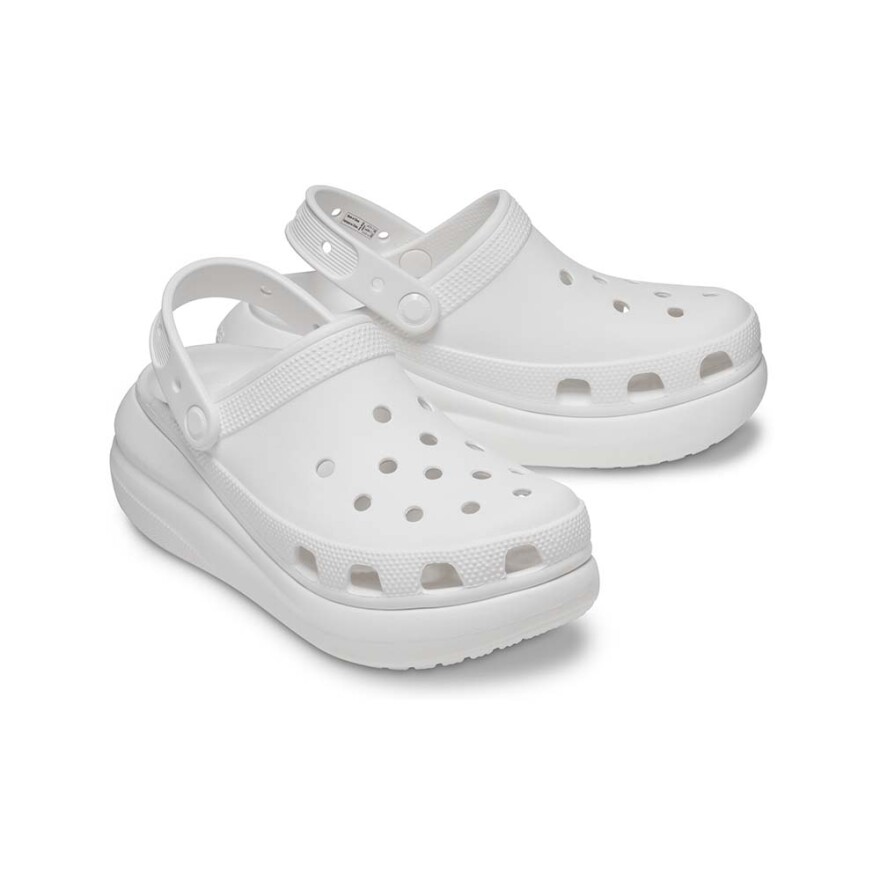 Plataformas Crocs Crush Clog - Unisex White