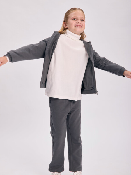 Campera deportiva básica Gris
