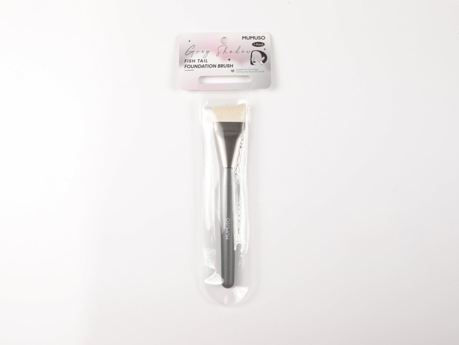 BROCHA PARA BASE ESTILO COLA DE PEZ SERIE GREY SHADOW 
