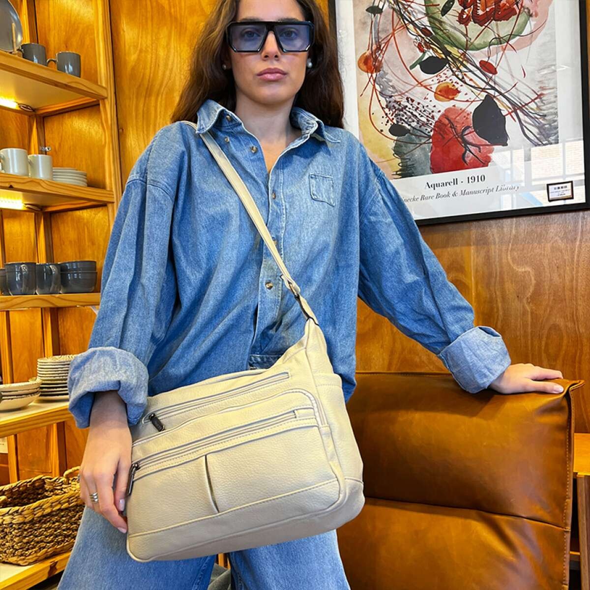 Bandolera Jaipur - Salvia 