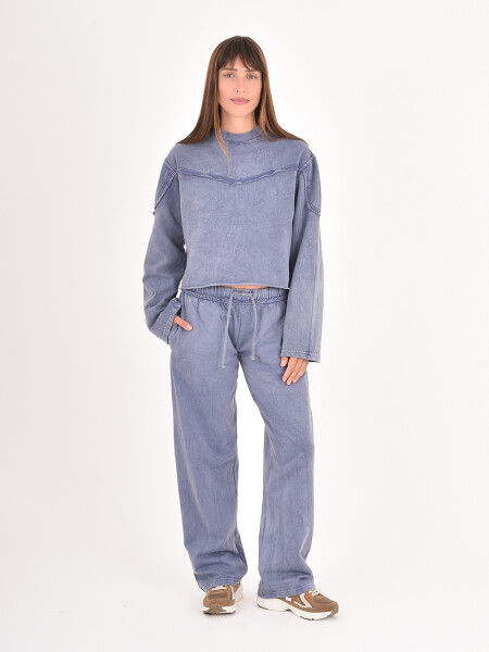 PANTALON DOVIRAS AZUL PIEDRA