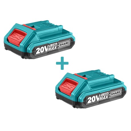 Rotomartillo + Atornillador 10mm, 2 Baterías 2.0Ah - Línea 20v Rotomartillo + Atornillador 10mm, 2 Baterías 2.0Ah - Línea 20v