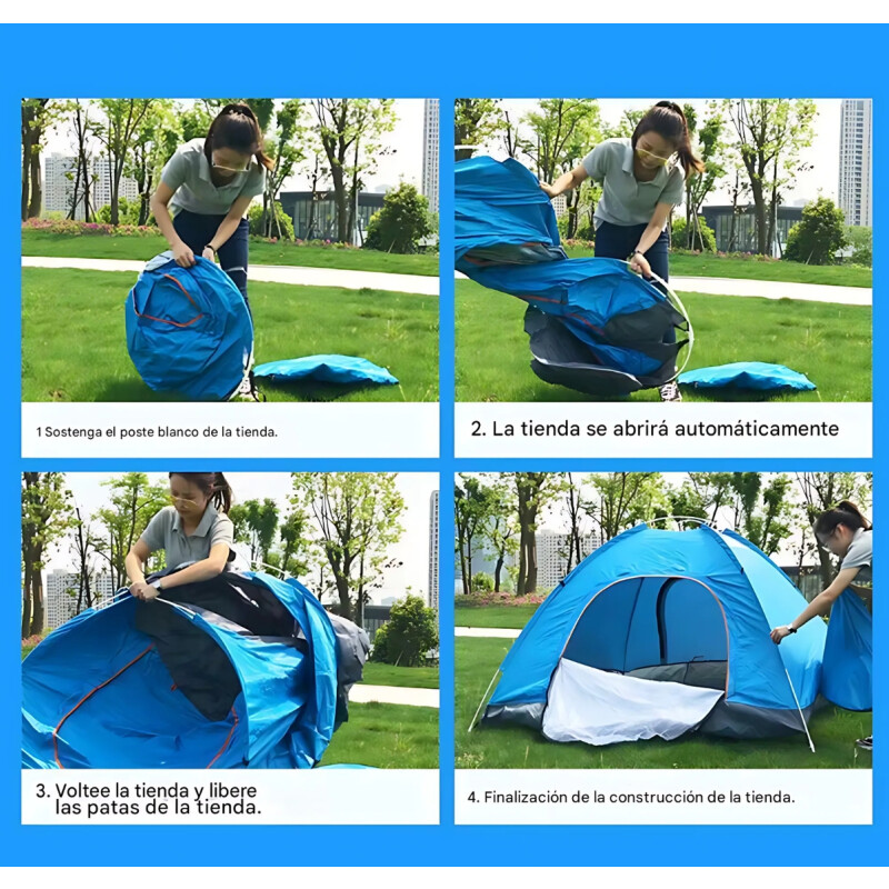 Carpa iglu autoarmable Celeste