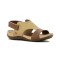 Sandalia Casual Mujer Country Dos Tiras Con Pulsera Ambar-ostra
