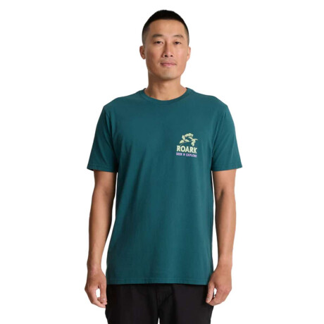 Remera Roark Seek & Explore Verde