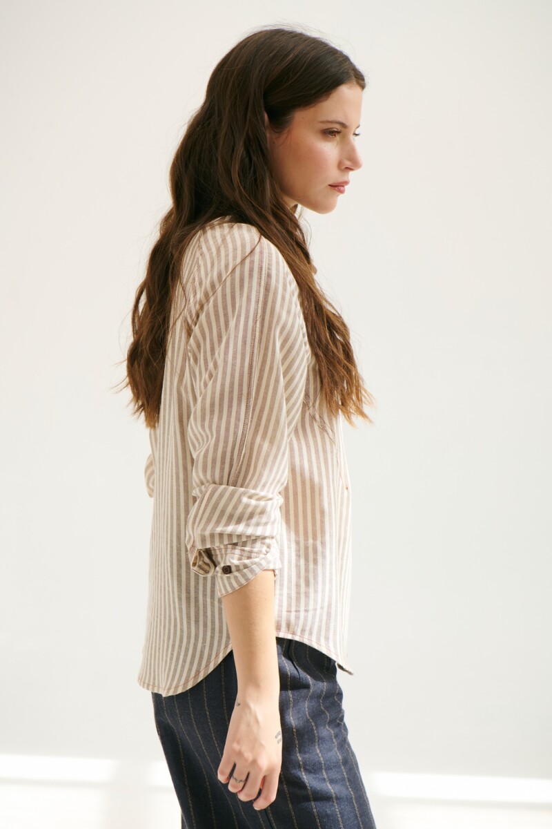 CAMISA BRUNA BEIGE