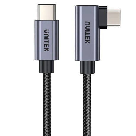 Cable Unitek Usb-c a Usb-c 90 Grados Pd 100W 2M 001