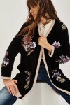 Cardigan Amelie Blossom Negro