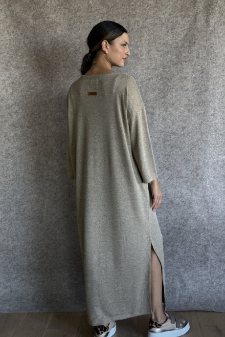 Vestido Jacinta Beige Melange