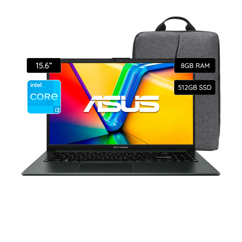 Notebook ASUS Vivobook Go 15 E1504GA-WS36 i3-N305 256GB 8GB Notebook ASUS Vivobook Go 15 E1504GA-WS36 i3-N305 256GB 8GB