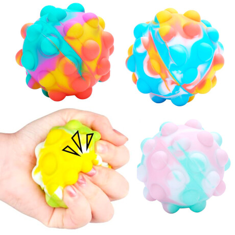 Pelota Popit Antiestrés Squishy Amansalocos Juguete Pelota Popit Antiestrés Squishy Amansalocos Juguete