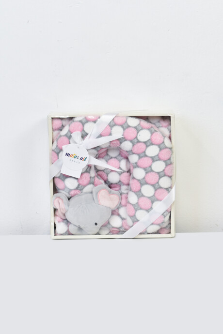 Manta con almohadilla para beb� Elefante