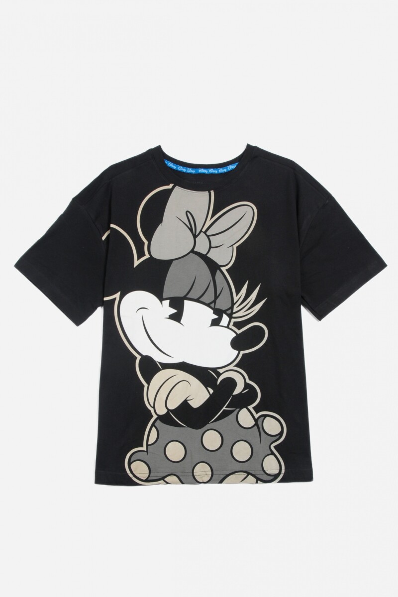 Remera Minnie mujer NEGRO