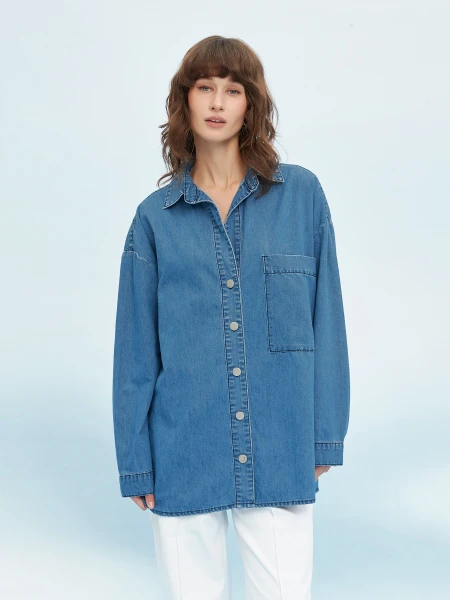 CAMISA MONTEGO AZUL