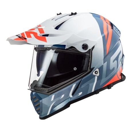 Casco LS2 Pioneer MX436 Blanco