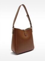 Bolso De Hombro Efecto Rafia natural