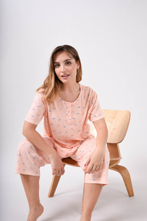 Pijama Capri Algodón Della Bella 1415953 Pijama Capri Algodón Della Bella 1415953