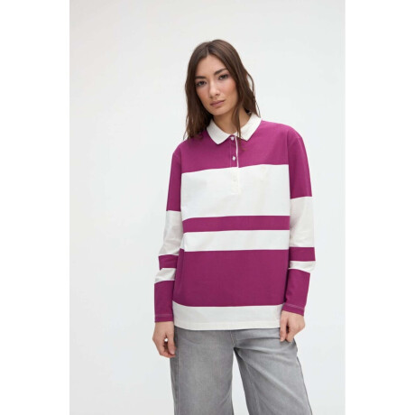 Remera polo Naia Off white