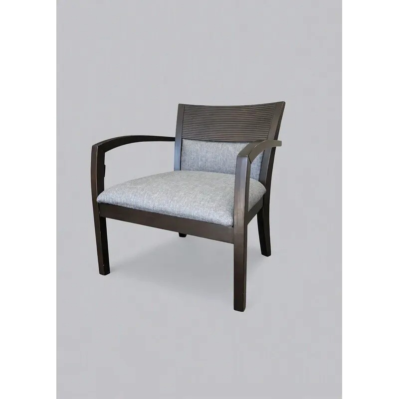 Poltrona Omega tapizado tela gris - PRODUCTO CON DETALLES - Poltrona Omega tapizado tela gris - PRODUCTO CON DETALLES -