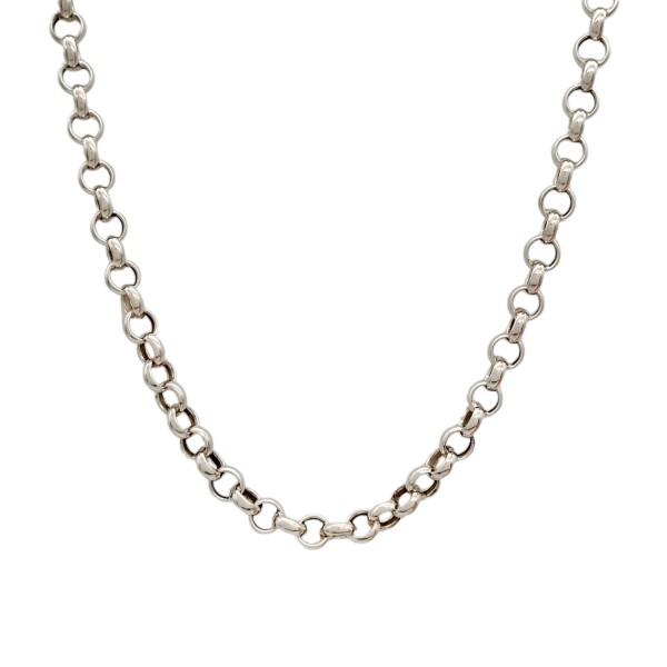 Cadena Rolo-Plata y Oro-Sin piedra-CD5034 sinpiedra