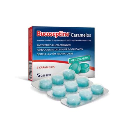 Bucoseptine 9 Caramelos Bucoseptine 9 Caramelos