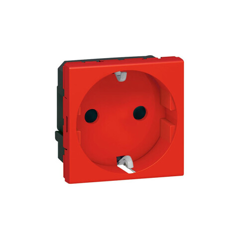 Módulo tomacorriente schuko 16A rojo - Legrand LJ0927