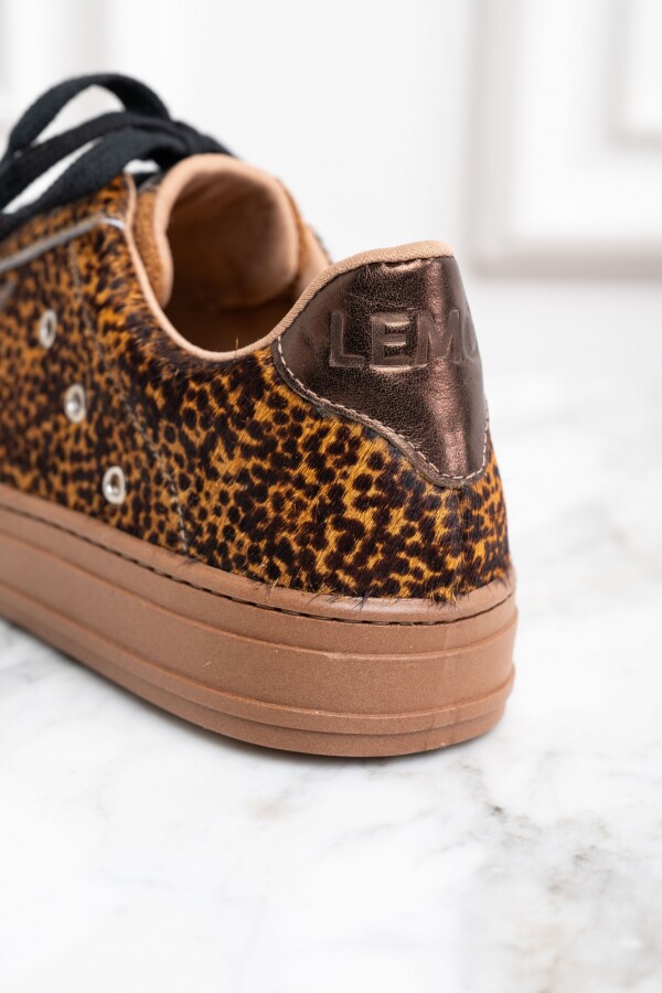 Zapatilla Animal Print Marron