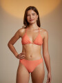 Top+bikini Twist Salmon