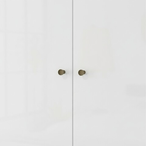 Ropero Armario Monaco 4 Puertas 2 Cajones 1 Perchero y Estantería - Blanco Ropero Armario Monaco 4 Puertas 2 Cajones 1 Perchero y Estantería - Blanco