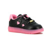 Molekinha Zapato Casual Infantil C/luces Negro-rosa Claro