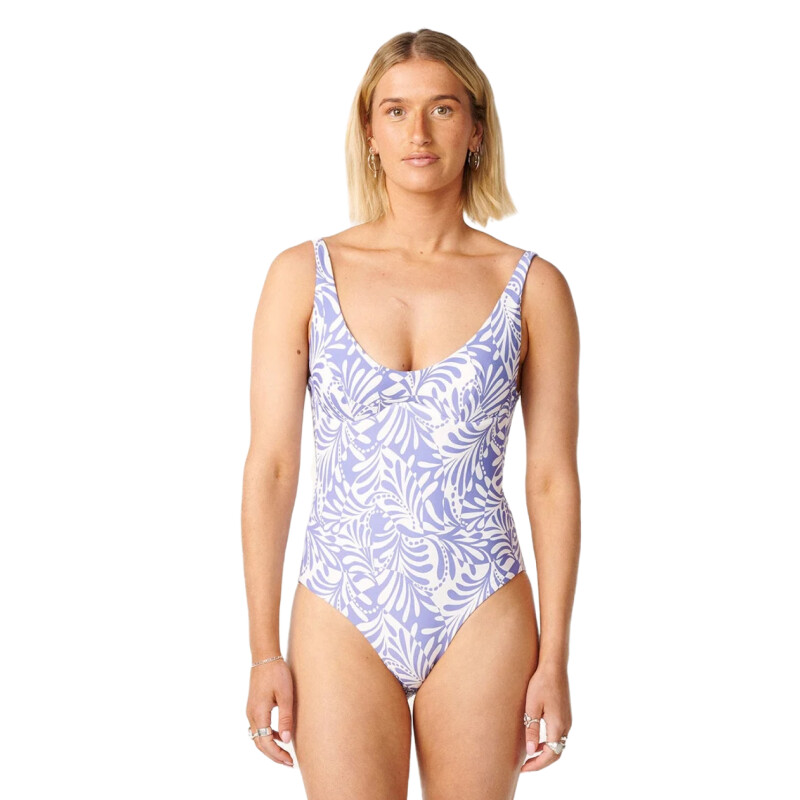 Bikini Rip Curl Party Wave Multi Fit One Piece - Celeste Bikini Rip Curl Party Wave Multi Fit One Piece - Celeste