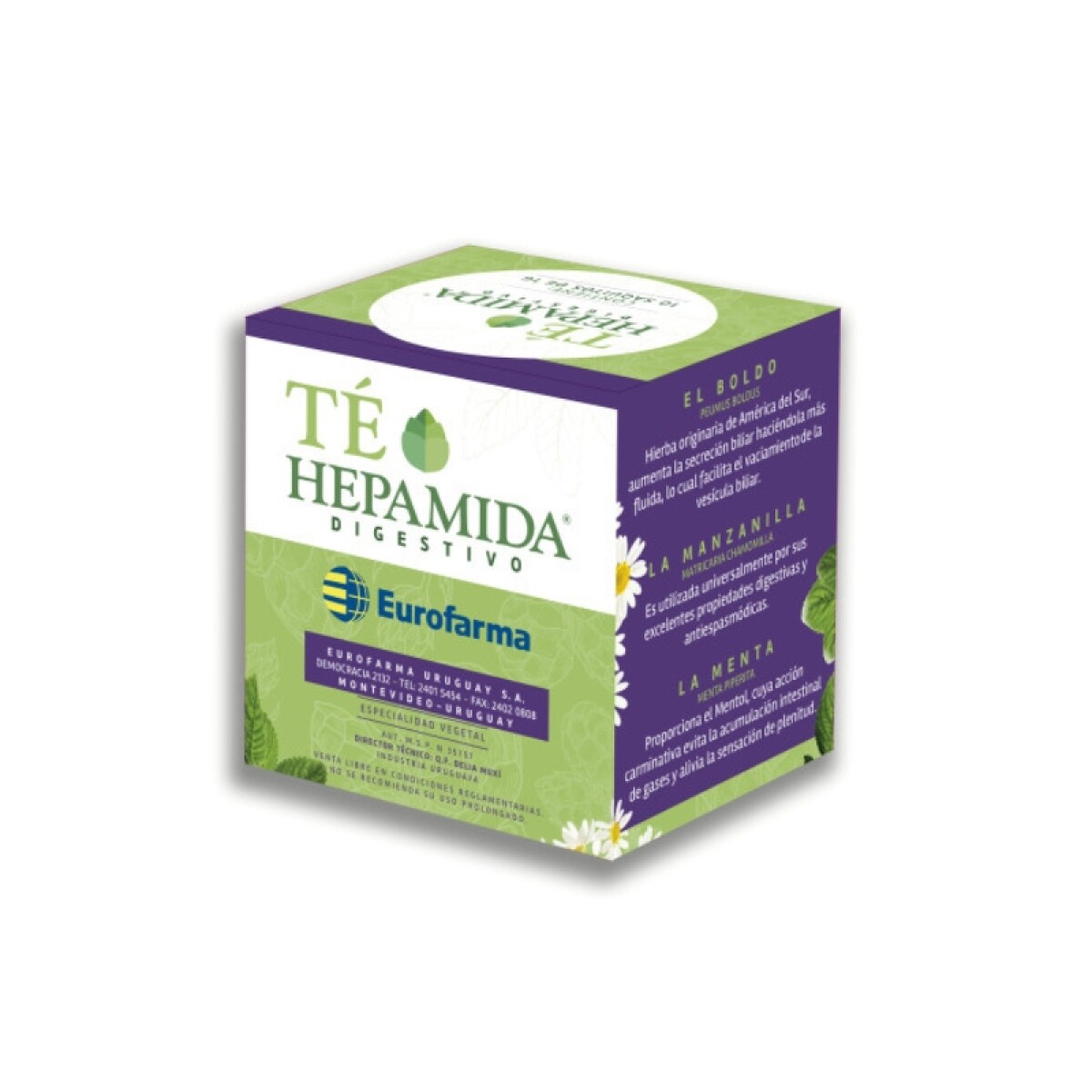 Té Hepamida digestivo x10 saquitos 