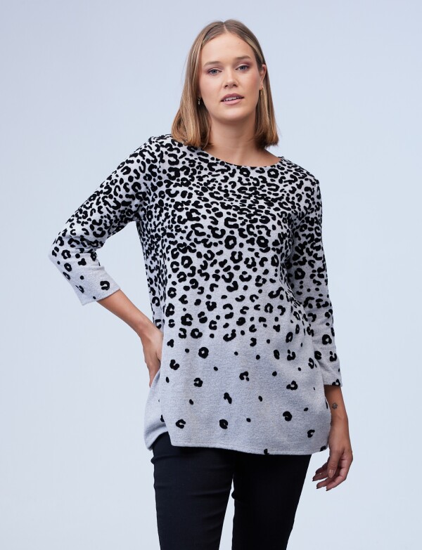 Buzo Animal Print GRIS/MULTI