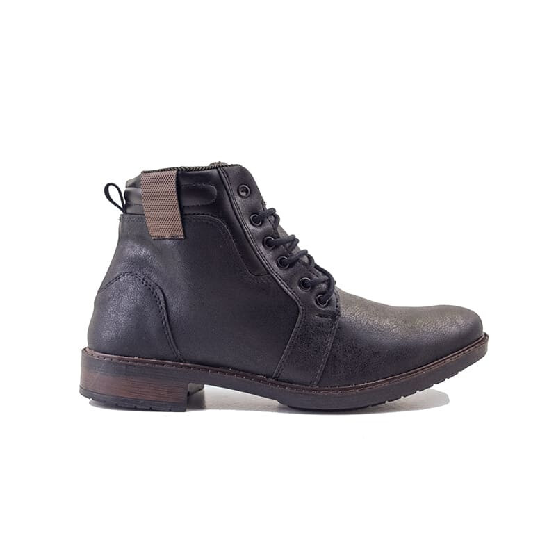 Bota Starsax Acordonada de Hombre - 6002 Negro