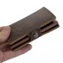 Billetera Tarjetero Dellorean Protección RFID Anticlonación Variante Color Marron