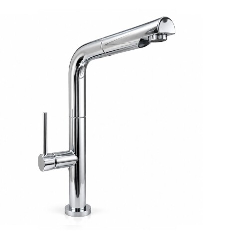 Grifería de cocina Monocomando de mesada extensible Vetta Cromado Brillante Grifería De Cocina Monocomando De Mesada Extensible Vetta Cromado Brillante
