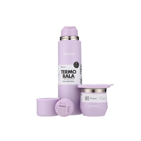 kit termo 750ml bala + mate flap lila 001