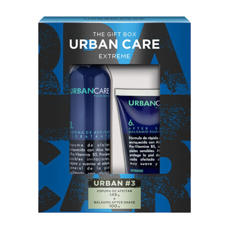 PACK ESPUMA DE AFEITAR 149G + BALSAMO AFTER SHAVE 100 GR URBAN CARE EXTREME PACK ESPUMA DE AFEITAR 149G + BALSAMO AFTER SHAVE 100 GR URBAN CARE EXTREME