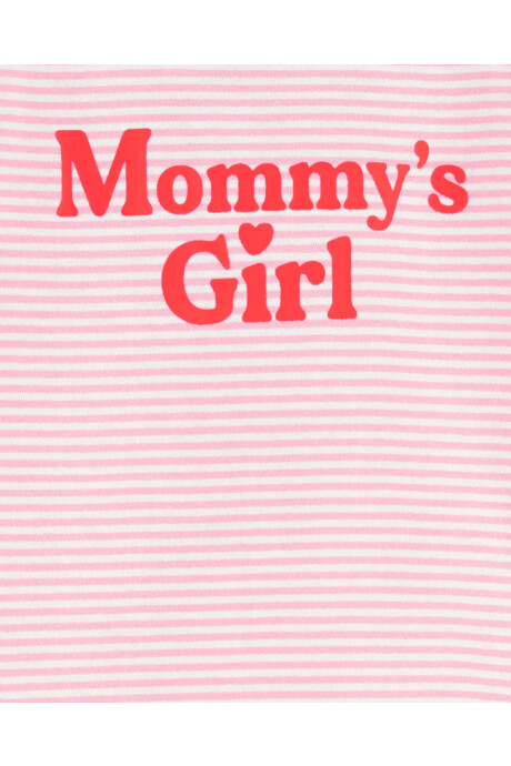 Body de algodón manga corta estampa Mommy's girl Body de algodón manga corta estampa Mommy's girl